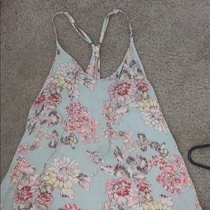 Billabong floral  tank